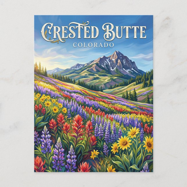Postal Crested Butte Colorado (Anverso)
