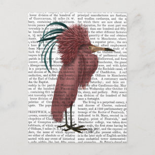 Postal Crested Marsala Bird