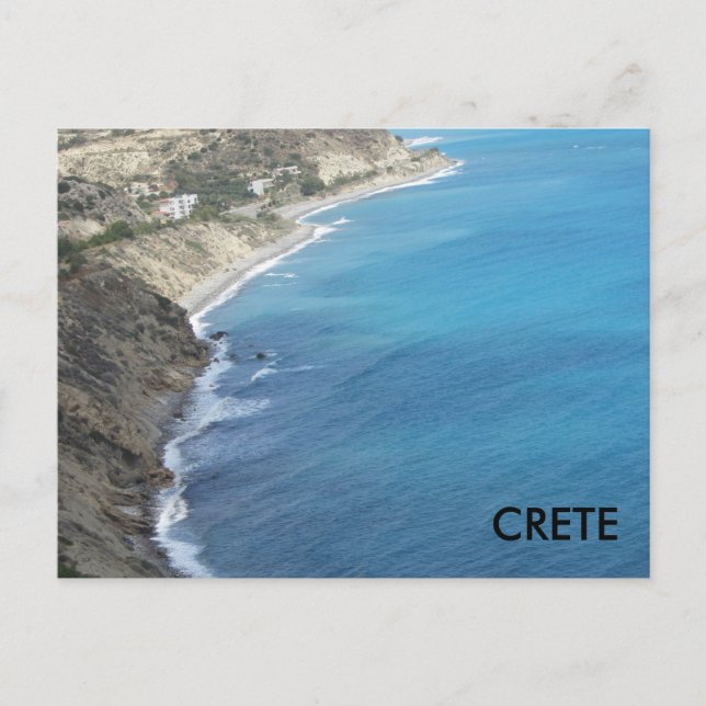 Postal Creta a lo largo del Mar Mediterráneo (Anverso)