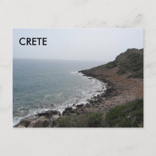 Postal Creta a lo largo del Mar Mediterráneo