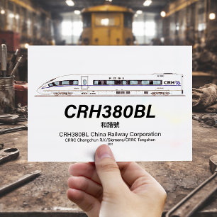 Postal CRH380BL tren eléctrico de alta velocidad de China