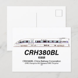 Postal CRH380BL Tren eléctrico de alta velocidad en China