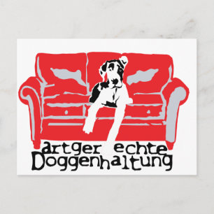 Postal Cría de dogos adecuada