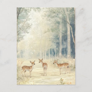 Postal Criaturas de Woodland