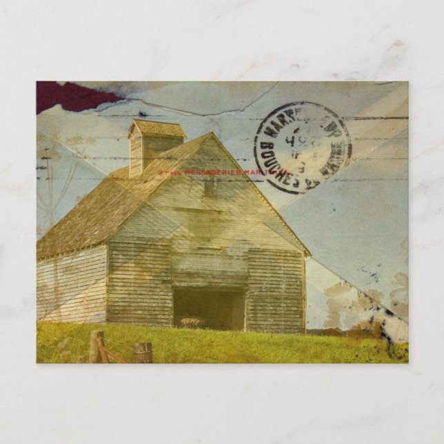 Postal Criba de maíz (Anverso)