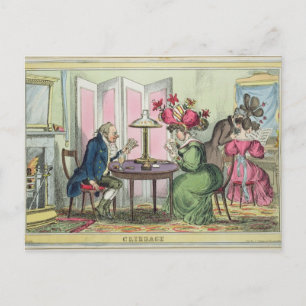 Postal Cribbage, publicado por Thomas McLean, Londres (co