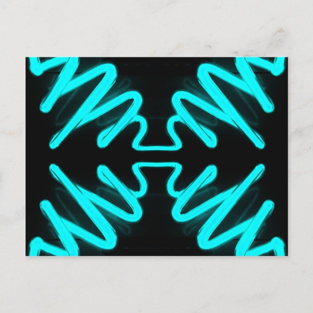 Postal Cricket Diane Art & Design Neon Turquoise (Anverso)