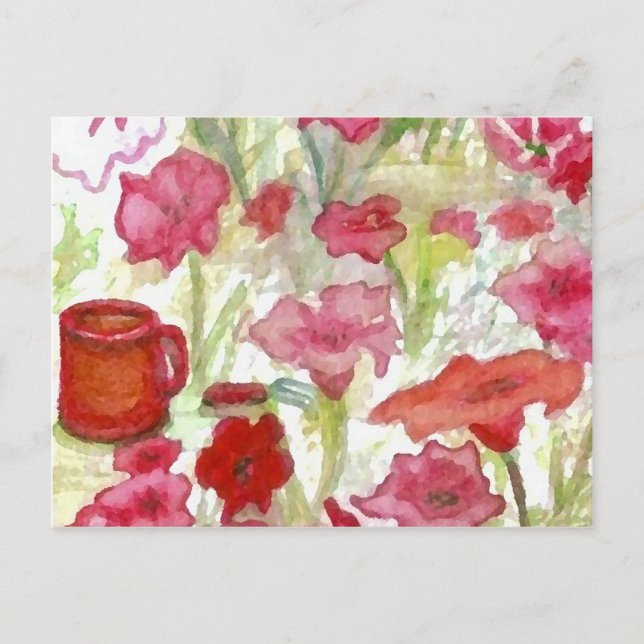 Postal Cricket "Summer Coffee" (Anverso)