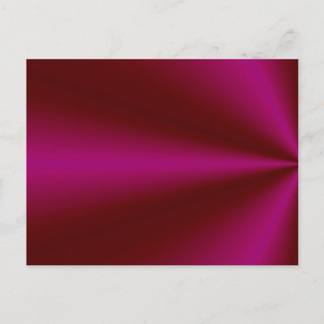 Postal Crimson rosados Arcoiris Rojo (Anverso)