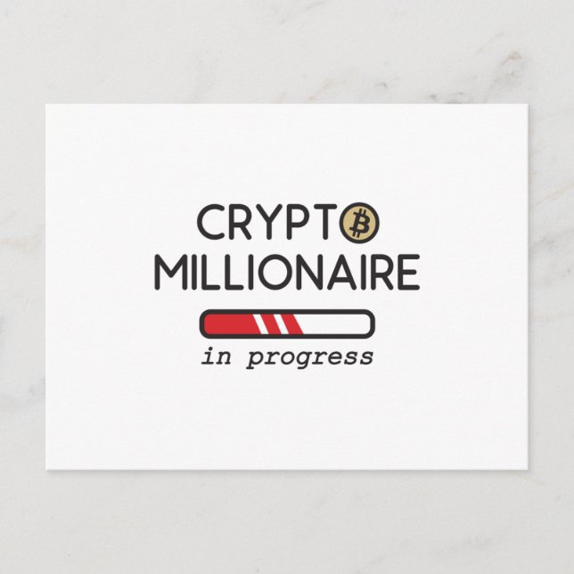 Postal Cripto Millionaire en curso (Anverso)