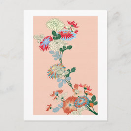 Postal Crisantemo japonés