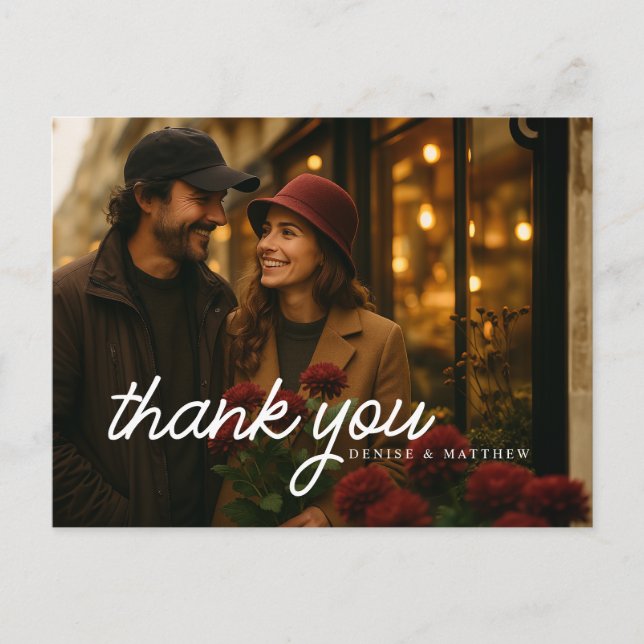 Postal Crisantemo Romántico sobre Rosa Telaraña (Anverso)