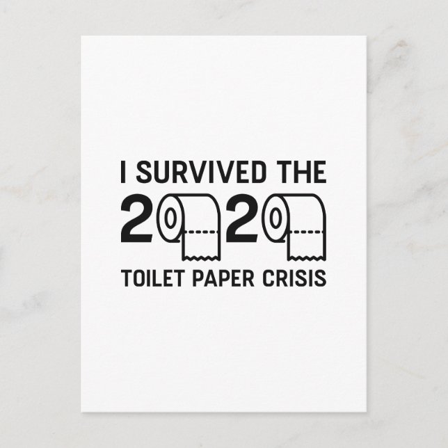 Postal Crisis de papel higiénico en 2020 (Anverso)