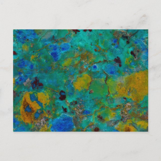 Postal Crisocola Blue Cliff (Anverso)