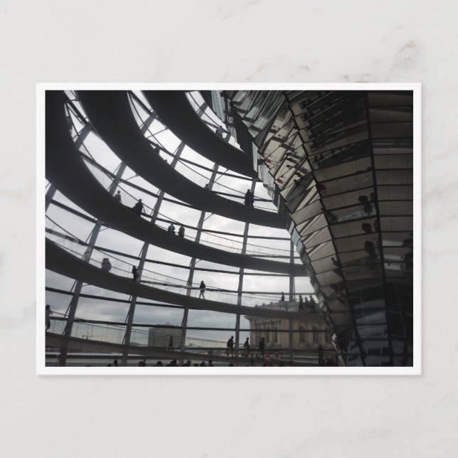 Postal cristal de la cúpula de reichstag (Anverso)