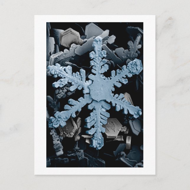 Postal Cristal de nieve 2 (Anverso)