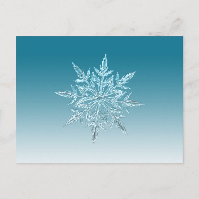 Postal Cristal de Snowflake (Anverso)