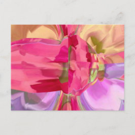 Postal Cristal Rosa - RedRose Rosa Rosa Bud n Petal