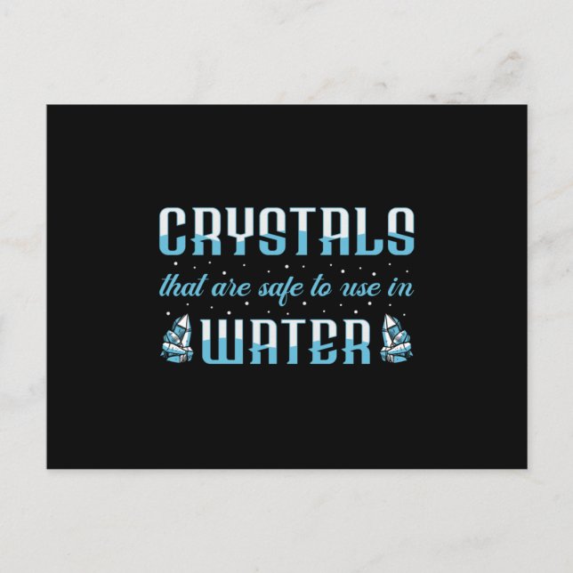 Postal Cristales De Curación De Cristales Que Son Chakra  (Anverso)