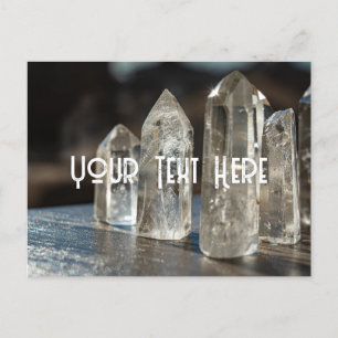 Postal Cristales de punto pulido Energy Healer