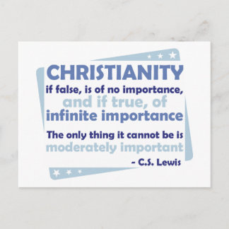 Postal Cristianismo - De Infinita Importancia