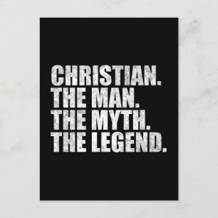 Postal Cristiano El Hombre El Mito La Leyenda