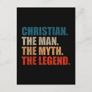 Postal Cristiano El Hombre El Mito La Leyenda