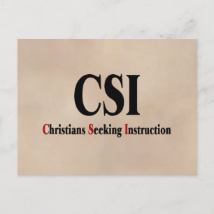 Postal Cristianos de CSI