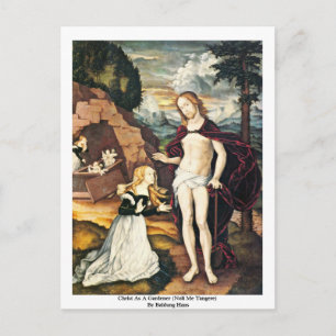 Postal Cristo como jardinero (Noli Me Tangere)