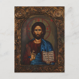 Postal CRISTO DE ÍCONO griego
