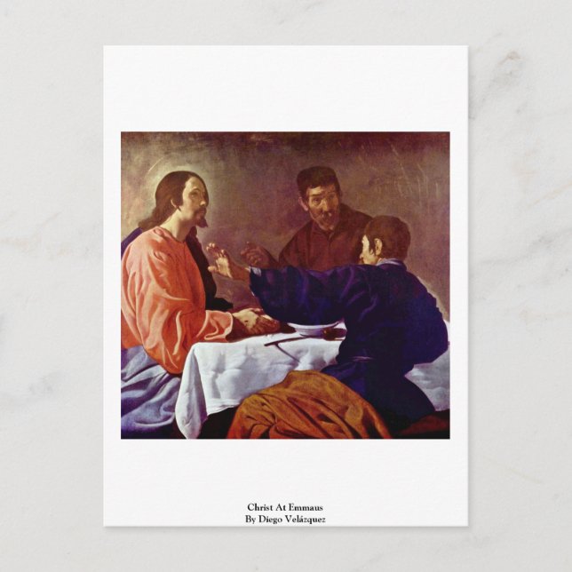 Postal Cristo En El Imperio Por Diego Velázquez (Anverso)
