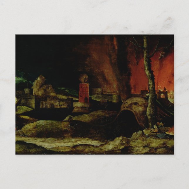 Postal Cristo en el limbo 2 (Anverso)