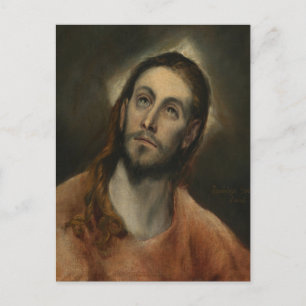 Postal Cristo en el rezo, 1585-87 (aceite en lona)