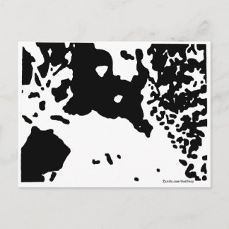 Postal Cristo en la nieve