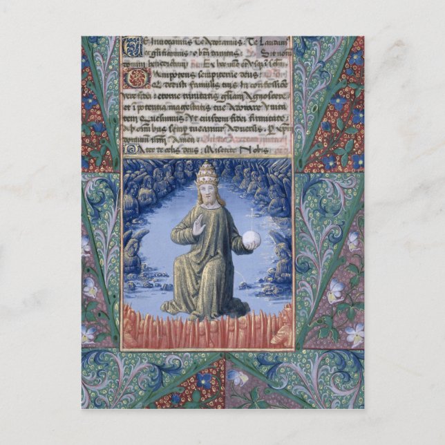 Postal Cristo en Majestad (Anverso)