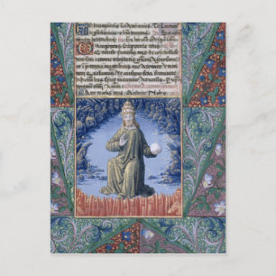 Postal Cristo en Majestad