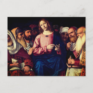 Postal Cristo entre los Médicas (1504)