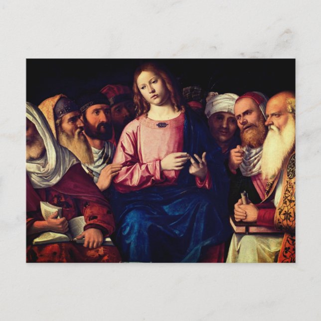 Postal Cristo entre los Médicas (1504) (Anverso)