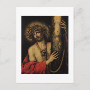 Postal Cristo, hombre de penas, 1641 (aceite sobre lienzo