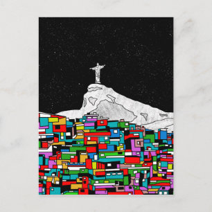 Postal Cristo, la Favela Redentora