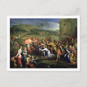 Postal Cristo llevando la cruz, 1684 (aceite sobre lienzo
