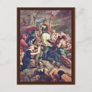 Postal Cristo llevando la cruz por Rubens Peter Paul