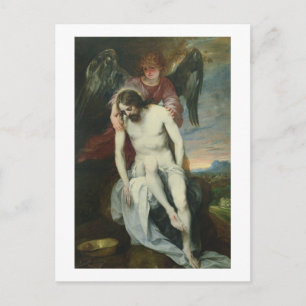 Postal Cristo muerto apoyado por un ángel, c.1646-52 (pet