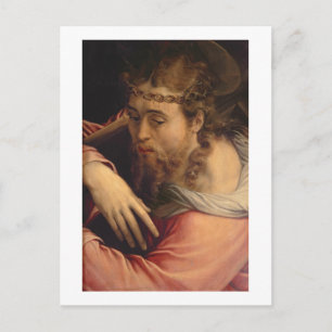 Postal Cristo portando la cruz, 1540-45 (aceite en el pan