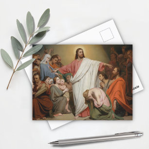 Postal Cristo recordador Religioso