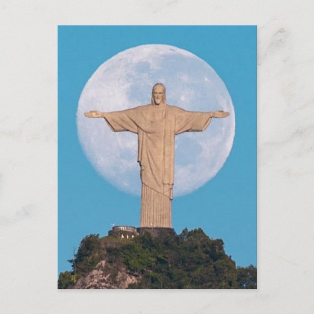 Postal Cristo Redentor (Anverso)