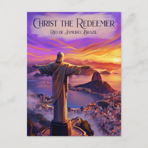 Postal Cristo Redentor Brasil