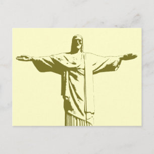 Postal Cristo Redentor. Río de Janeiro