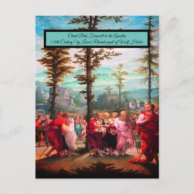 Postal Cristo se despide (Anverso)