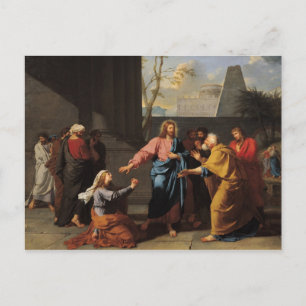 Postal Cristo y la mujer cananita, 1783-84